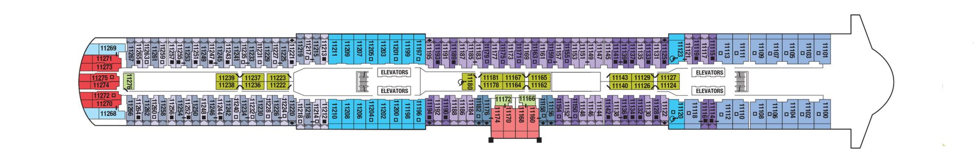 Deck 11 plan